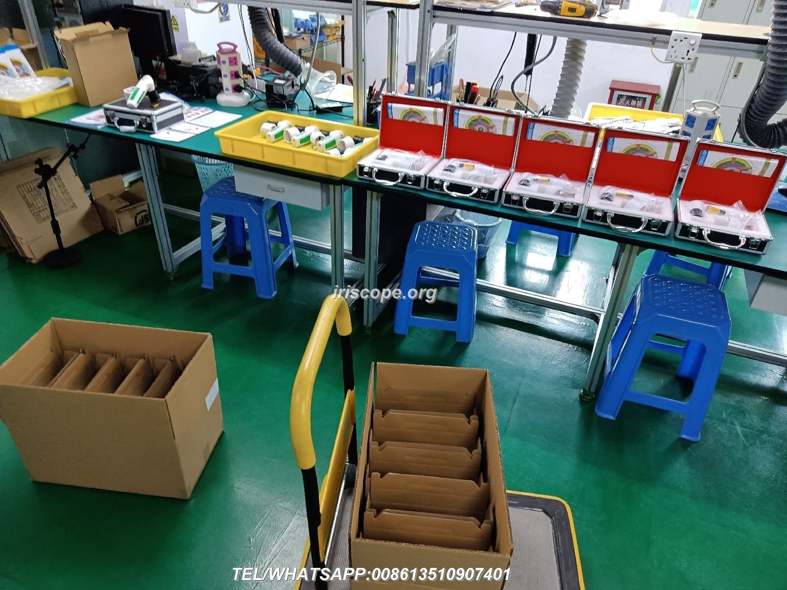 MAIKONG manufacturing facility in Shenzhen showing production line and quality control