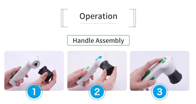 Step-by-step setup process for iridology camera