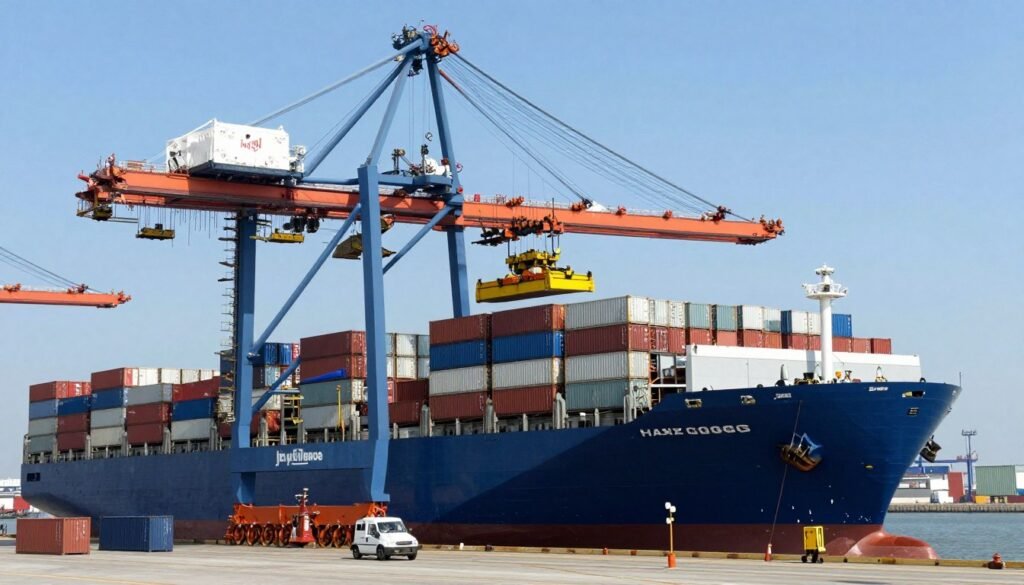 International shipping containers and logistics