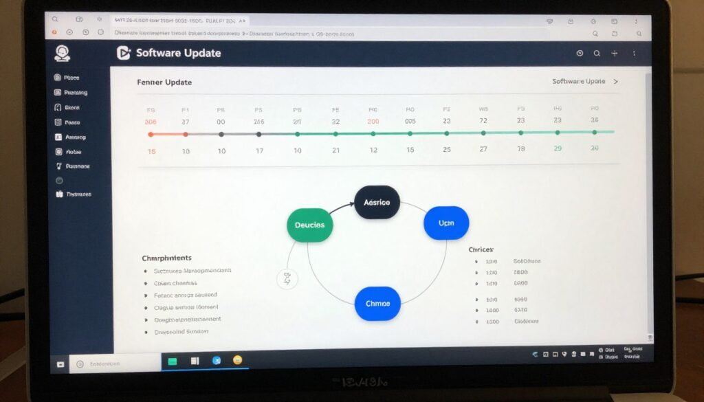 Software update and version history