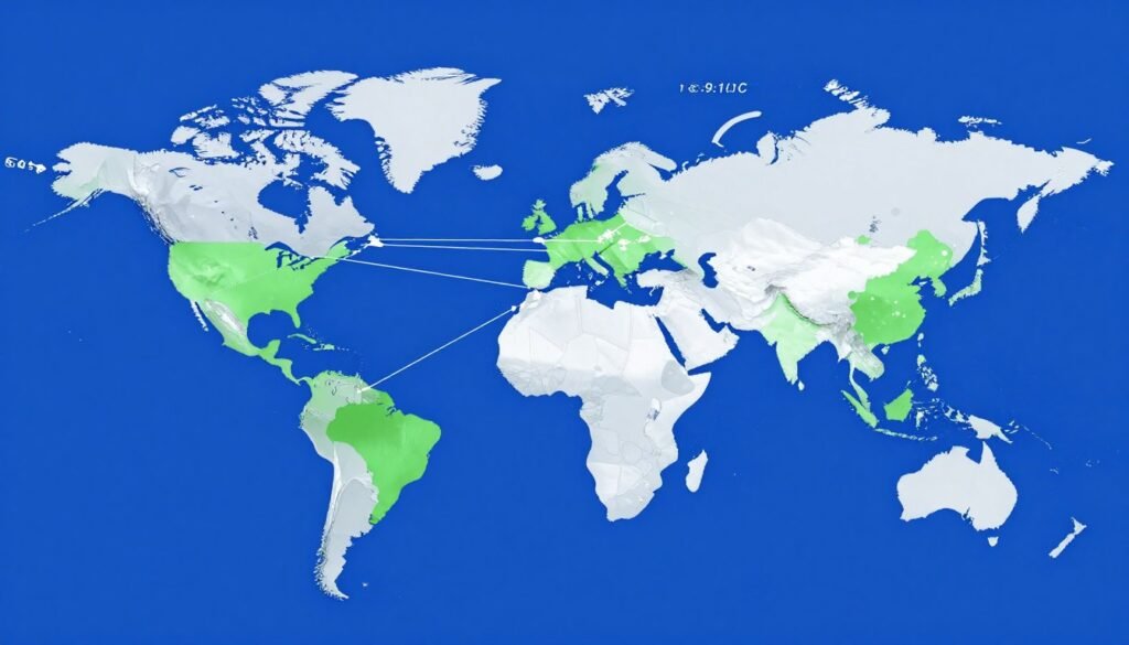 World map showing MAIKONG distributor network and partnership opportunities