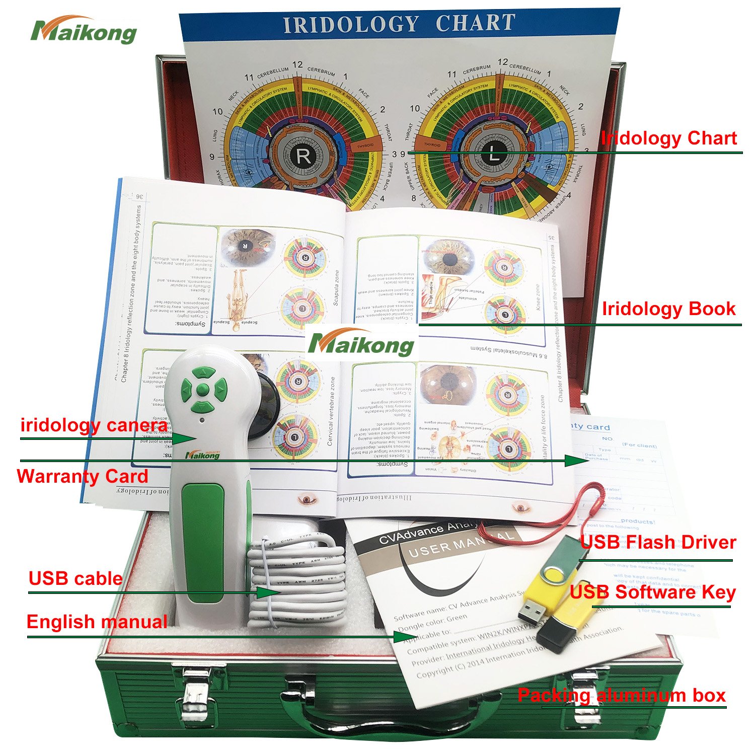 maikong iridology camera 12 mp