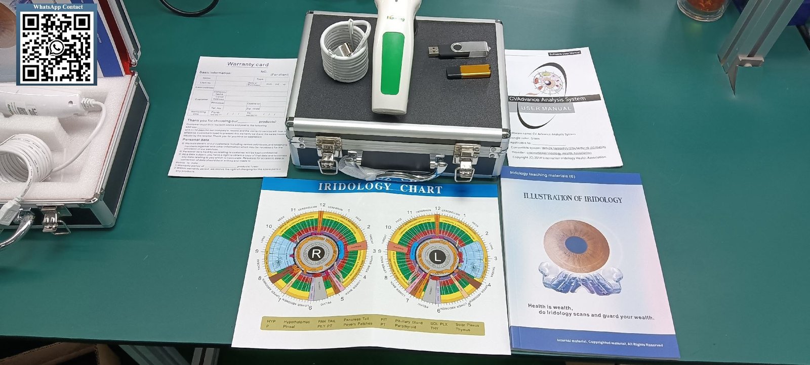 MAIKONG iridology camera system with multilingual software interface for training institutions