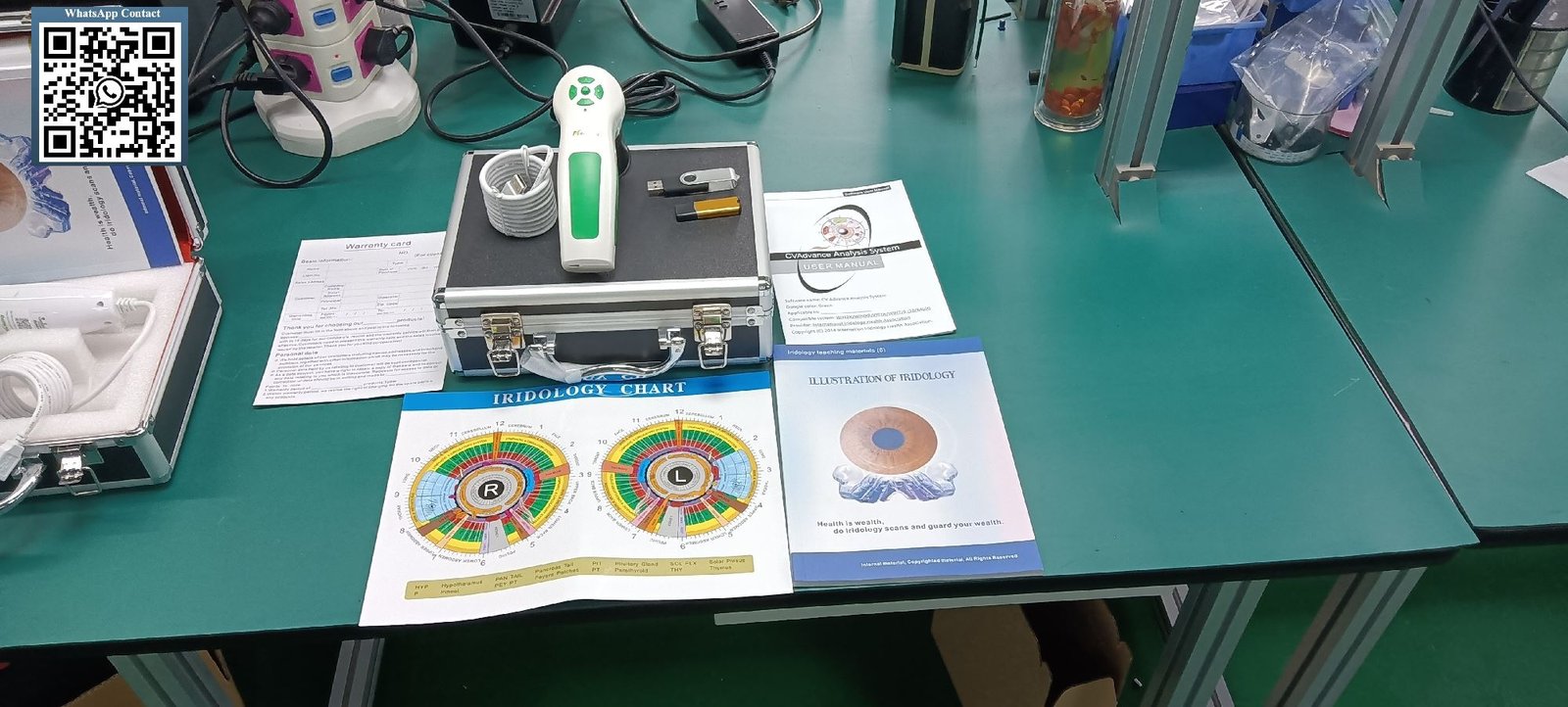 MAIKONG MK-9822U professional iriscope camera with accessories and software package