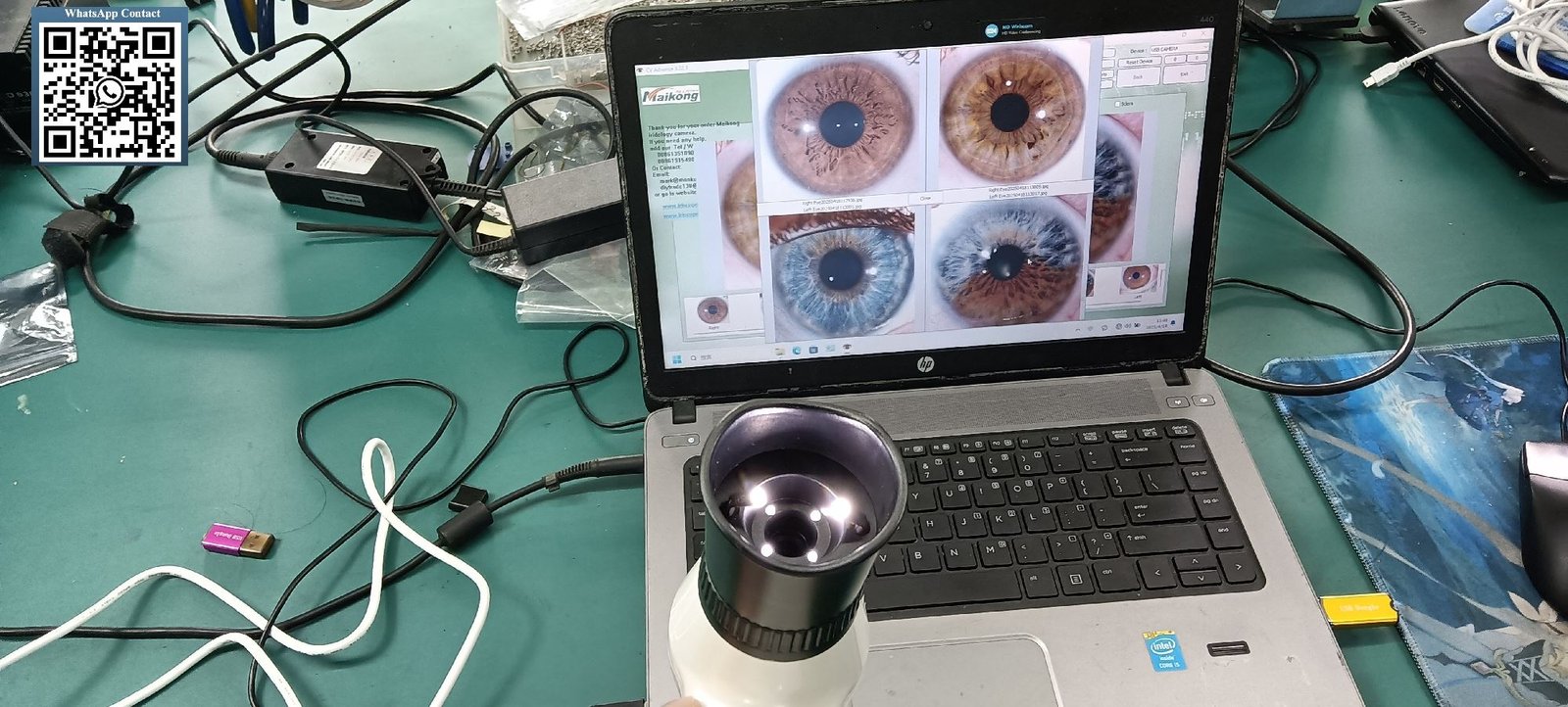 MAIKONG MK-I60 iriscope i60 professional iridology camera system with accessories