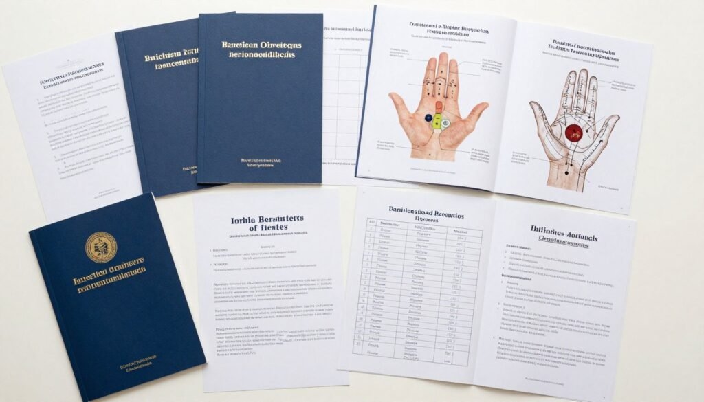 Comparison of different iridology training program materials and certificates
