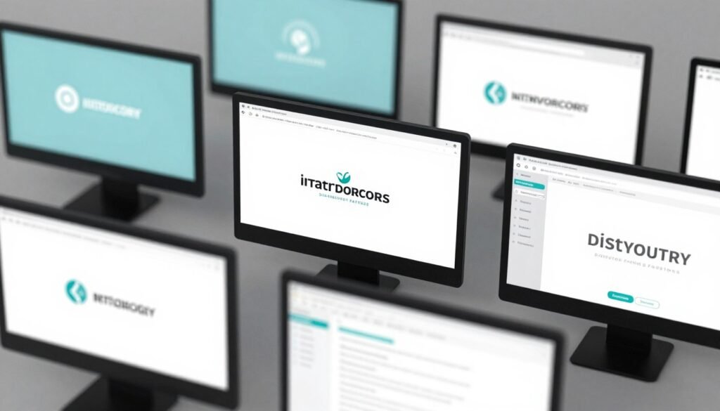 Custom branded iridology software interface examples