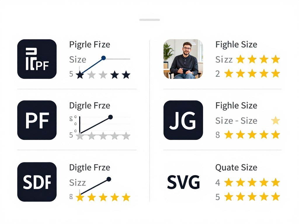 Digital file formats comparison for iridology charts