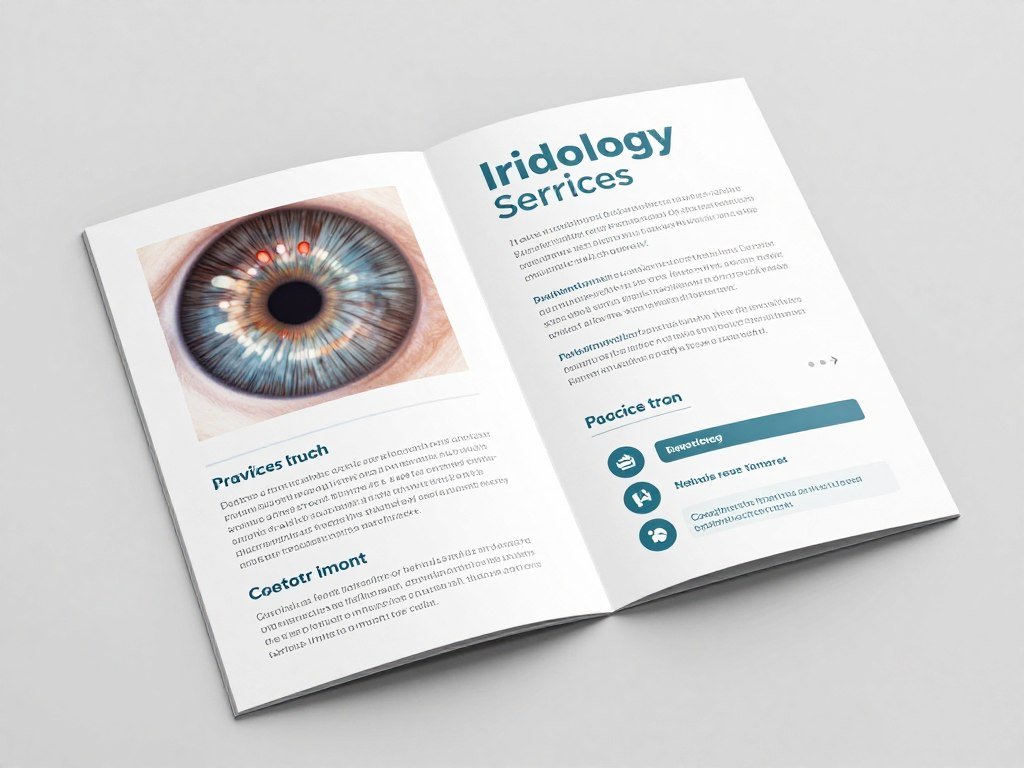 Marketing materials for iridology services