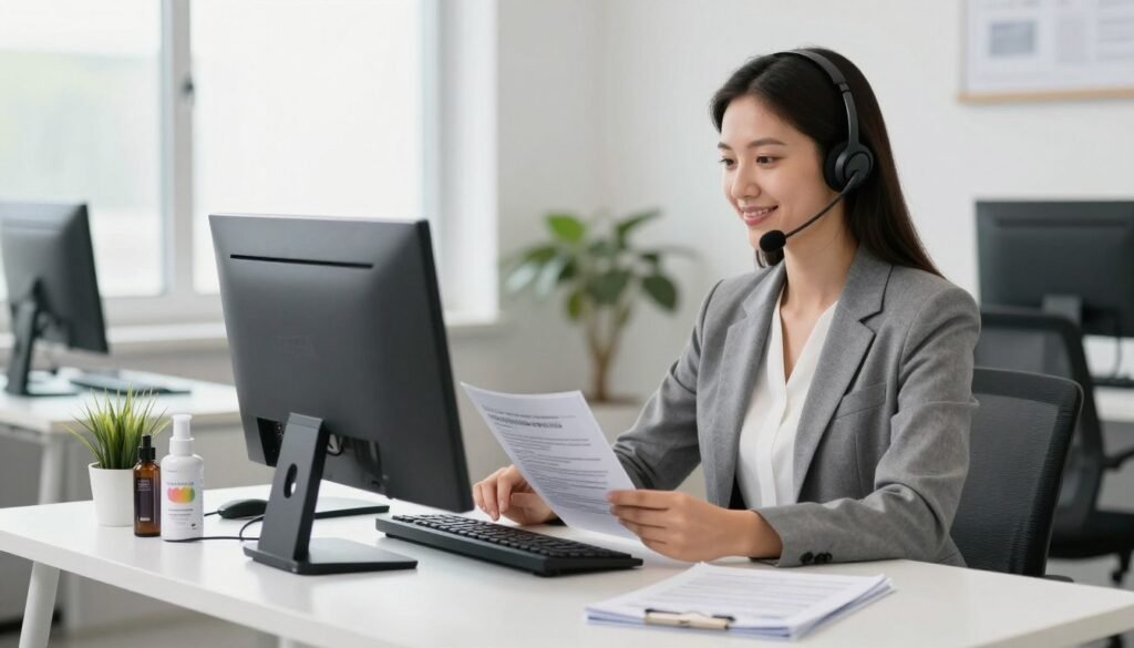 Professional customer service representative Professional customer service representative