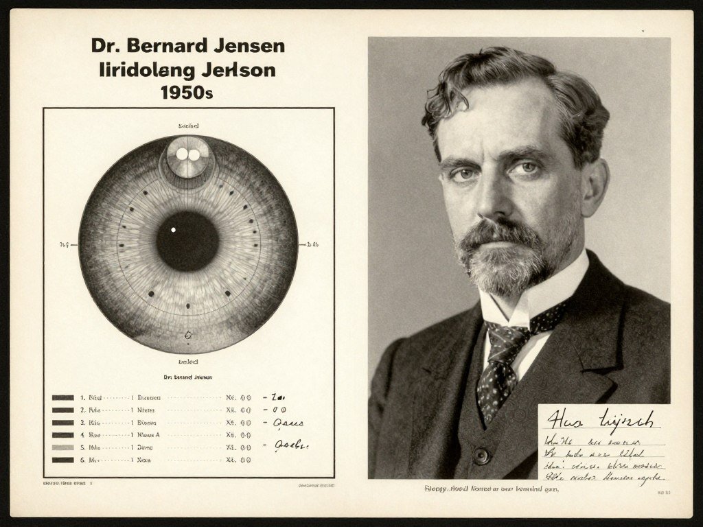 dr jensen iridology chart historical development and methodology