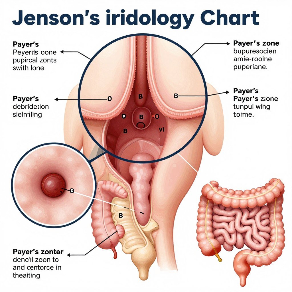what is pey pt in the jensen iridology chart explanation