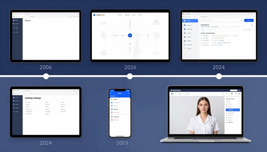 evolution of MAIKONG iridology software interface over years evolution of MAIKONG iridology software interface over years