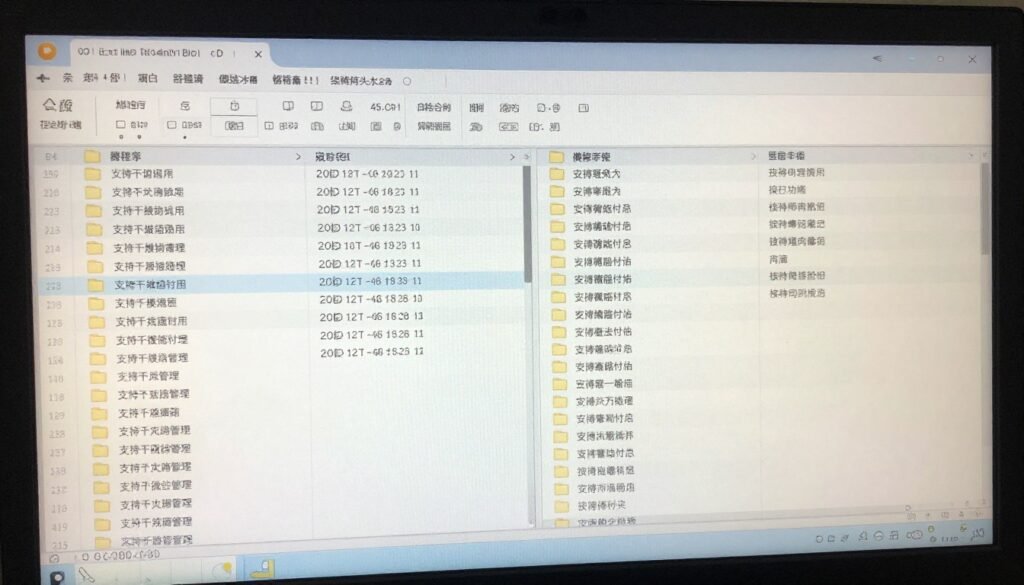 organized digital file system for iris photographs